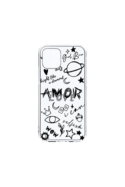 bestcase Husa din silicon transparent de 2MM, compatibilă cu Apple iPhone 12 ...