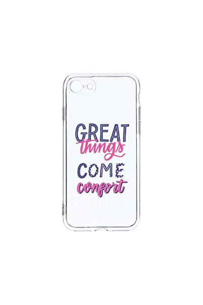 bestcase Прозрачен силиконов калъф 2ММ, съвместим с Apple iPhone SE 2, Страхо...