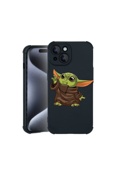 bestcase Θήκη TPU Pro Shock συμβατή με Apple iPhone 15, με σχέδιο Baby Yoda, ...