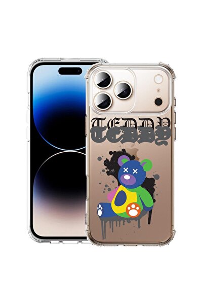 bestcase Θήκη για Apple iPhone 17 Pro Max με Σχέδιο Αρκουδάκι σε Παστέλ Χρώμα...