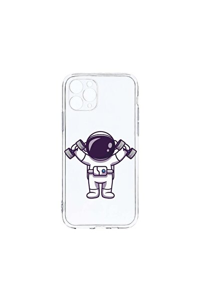 bestcase Husa Clear Silicon 2MM, Compatibila Cu Apple iPhone 11 Pro, Astronau...