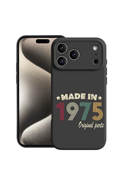 bestcase Θήκη για Apple iPhone 17 Pro Max με Σχέδιο Original Parts 1975, Σιλι...