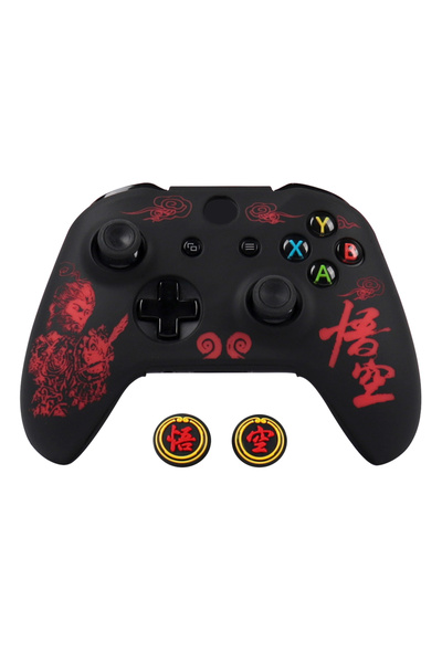 Choice1 A0584-2 Laser Carving Soft Silicone Cover For Xbox One S Controller S...