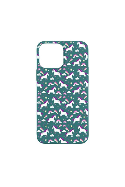 bestcase Husa Silicon Compatibila Cu Apple iPhone 13 Pro Max, Unicorn Rainbow...
