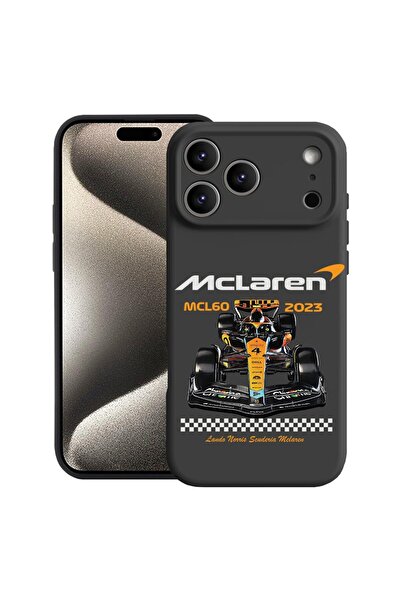 bestcase Husă pentru Apple iPhone 17 Pro cu design McLaren, Silicon premium, ...