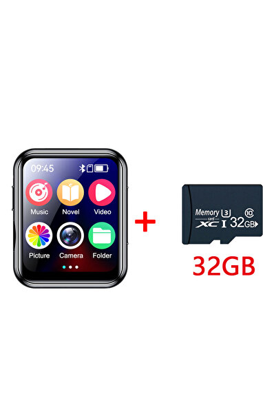Choice3 مشغل MP3 وMP4 مع بطاقة ذاكرة 32 جيجابايت وبلوتوث 5.4، شاشة IPS ملونة ...