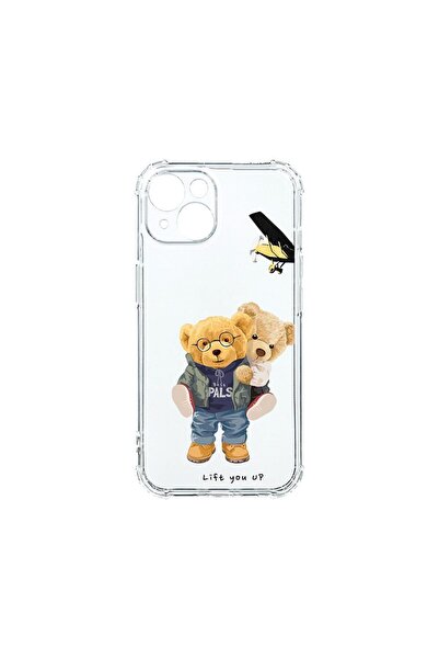 bestcase Husa Anti Shock 1.5MM, Compatibila Cu Apple iPhone 15 Plus, Teddy Be...