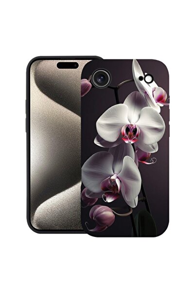 bestcase Калъф за Apple iPhone 17 Air с дизайн  "Бяла орхидея ", Премиум сили...