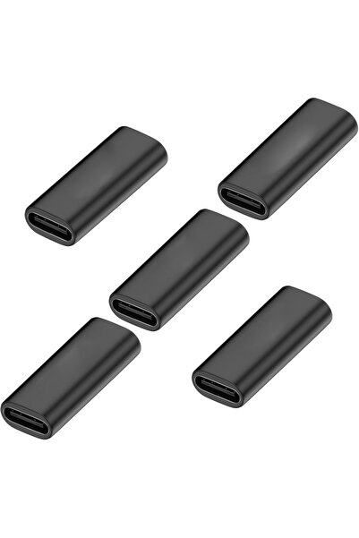 Choice 5 قطع محول USB C أنثى إلى أنثى. موسع USB C. موصل USB C يدعم نقل البيانات.