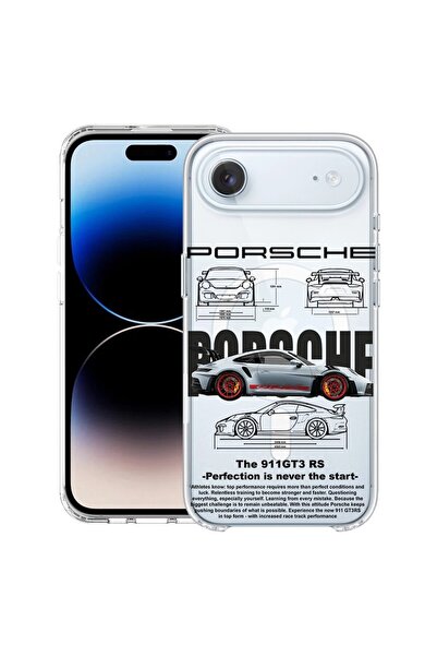 bestcase Калъф за Apple iPhone 17 Air с Porsche Design, MagSafe Anti-Shock TP...
