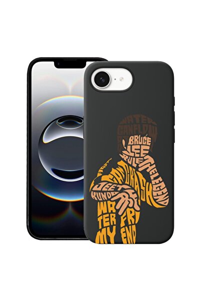bestcase Husă pentru Apple iPhone 16e, Silicon Premium Subțire 1.2MM, Caligra...