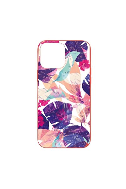 bestcase Husa Silicon, Compatibila Cu Apple iPhone 13 Pro Max, Tropical Flowe...
