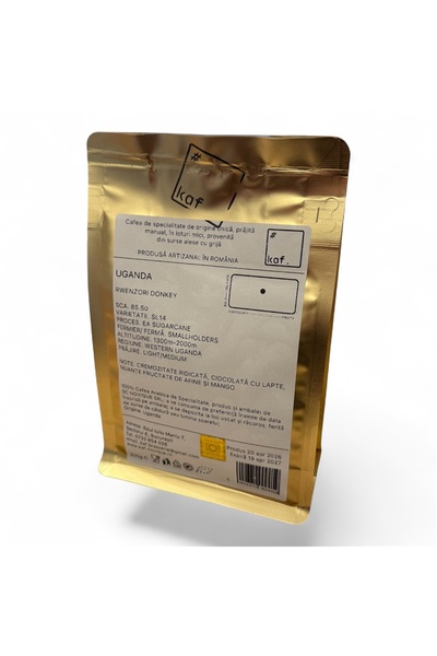 KAF by NOVIQUE Cafea de specialitate Single Origin UGANDA Rwenzori Donkey