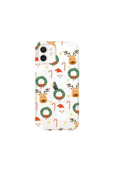bestcase Husa MagSafe Anti Shock, Compatibila Cu Apple iPhone 12 Pro, Xmas, R...