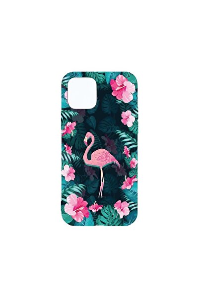 bestcase Διαφανής Θήκη Σιλικόνης 2MM, Συμβατή με Apple iPhone 12, Φλαμίνγκο, ...