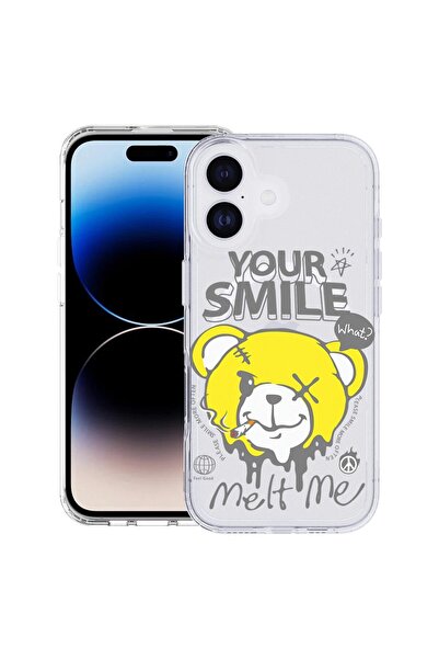 bestcase Husă pentru Apple iPhone 17 cu Design Ursuleț de Pluș „Zâmbetul tău ...