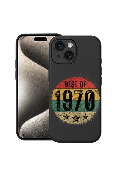bestcase Θήκη Πρέμιουμ Σιλικόνης για Apple iPhone 15, Το Καλύτερο του 1970, 1...