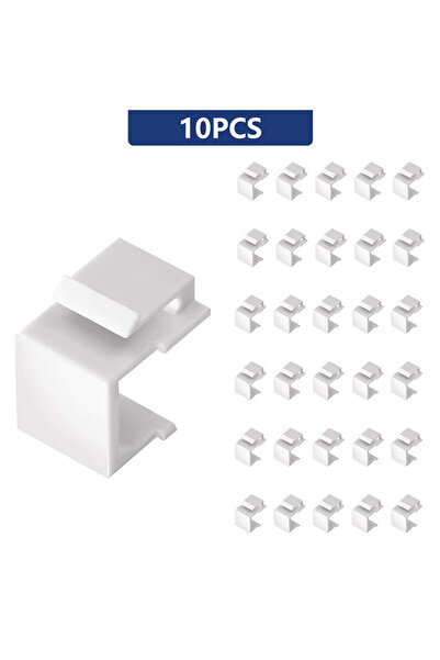 Choice1 White 30PCS ZoeRax 30/10PCS RJ45 Keystone Jack Inserts for Filling Bl...