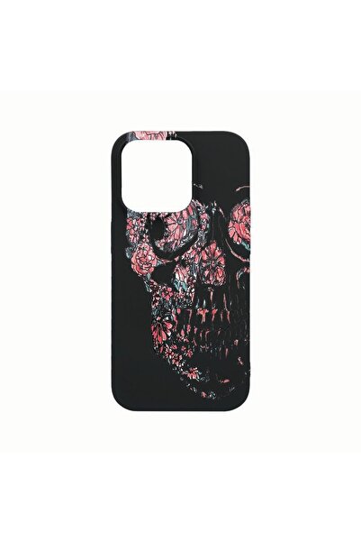 bestcase Θήκη σιλικόνης, Συμβατή με Apple iPhone 14 Pro, Σχέδιο κρανίο, Ανθεκ...