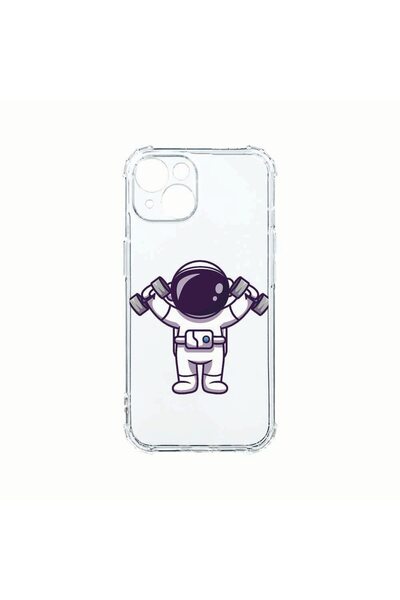 bestcase Husa Anti Shock din silicon, Compatibila Cu Apple iPhone 14, Astrona...