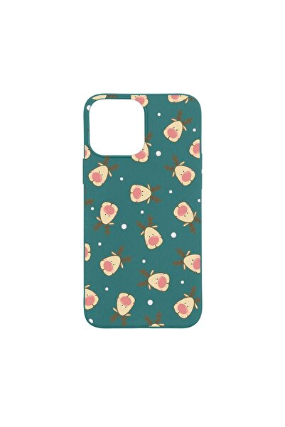 bestcase Husa Silicon Compatibila Cu Apple iPhone 13 Pro Max, Reindeers, rezi...