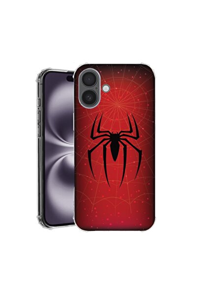 bestcase Husă pentru Apple iPhone 17 cu Design Spider, Antișoc, Colțuri întăr...