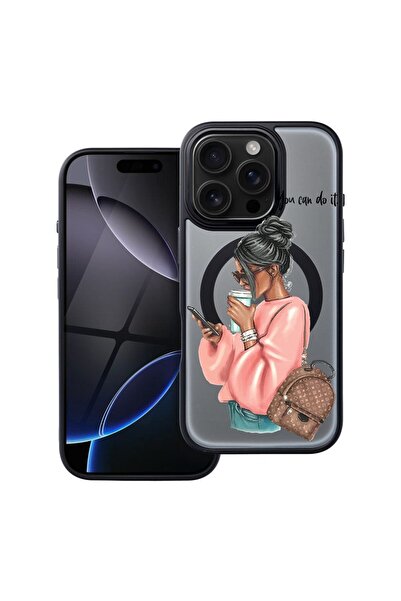 bestcase Θήκη συμβατή με Apple iPhone 14 Pro Max με σχέδιο Κορίτσι που κάνει ...