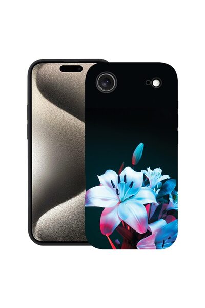 bestcase Husă pentru Apple iPhone 17 Air cu design floare de orhidee, silicon...