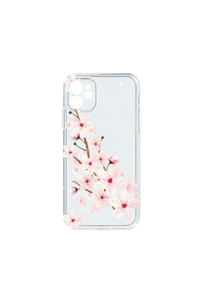 bestcase Husa Crystal Glitter 2MM, Compatibila Cu Apple iPhone 11, Spring Flo...
