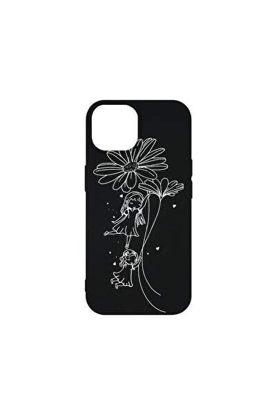 bestcase Θήκη Premium Υγρής Σιλικόνης, Συμβατή με Apple iPhone 15, Sisters, Λ...