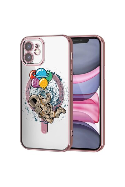 bestcase Πολυτελής Θήκη MagSafe, Συμβατή με Apple iPhone 12, Αστροναύτης, Εξα...
