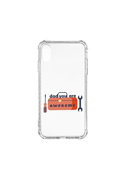 bestcase Husa Anti Shock, Compatibila Cu Apple iPhone XS Max, Awesome Dad, Si...