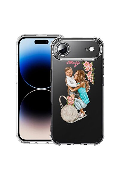 bestcase Θήκη για Apple iPhone 17 Air με Σχέδιο Mom Life με Αγόρι, Αντικραδασ...