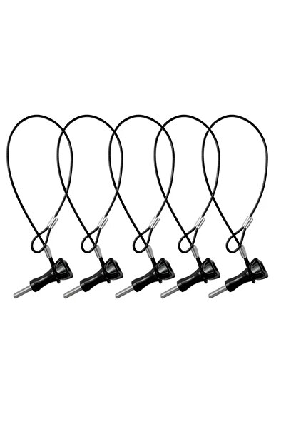 Choice3 5Set Stainless Steel Lanyard Tether for Go Pro 13 12 11 10 9 8 Insta3...