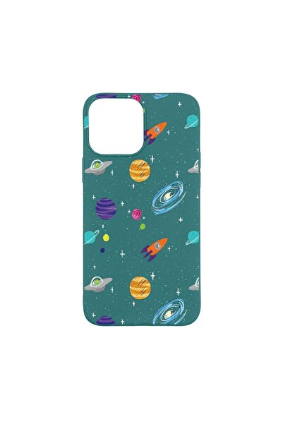 bestcase Husa Silicon Compatibila Cu Apple iPhone 13 Pro Max, Universe, Plane...