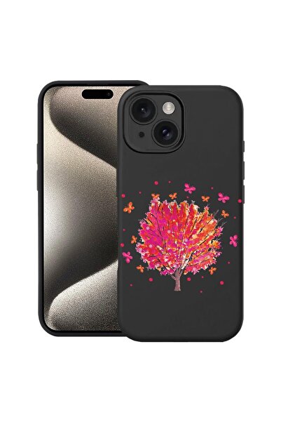 bestcase Θήκη Σιλικόνης Premium για Apple iPhone 15 Plus, Σχέδιο Πεταλούδες κ...