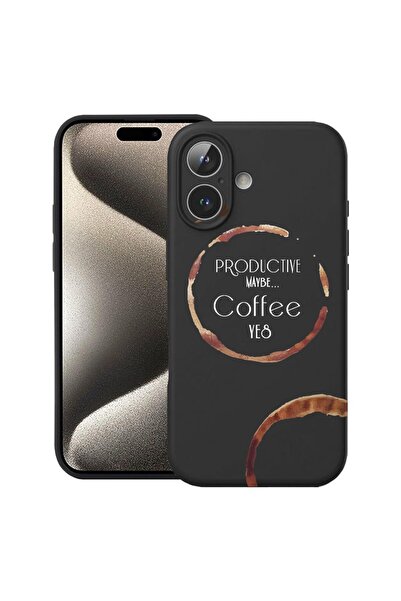 bestcase Husă pentru Apple iPhone 17 cu Design Coffee, Silicon Premium, Micro...