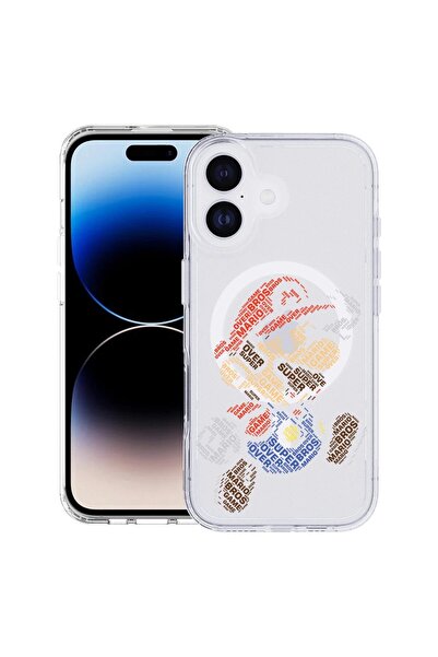 bestcase Husă pentru Apple iPhone 17 cu design caligrafic Super Mario, Mag An...