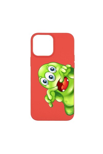 bestcase Husa Silicon, Compatibila Cu Apple iPhone 13 Pro Max, Green Monster,...