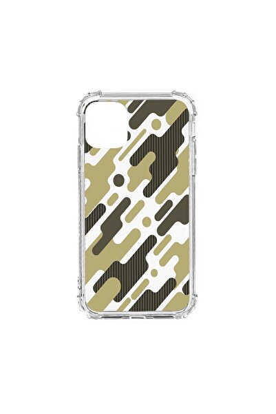 bestcase Αντικραδασμική Θήκη, Συμβατή με Apple iPhone 12, Πράσινο Καμουφλάζ, ...