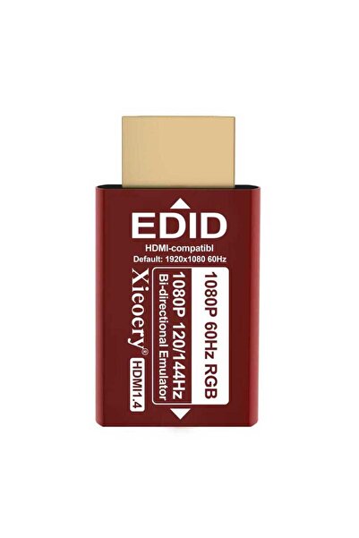 Choice1 محاكي HDMI EDID بدقة 1080P وتردد 120-144 هرتز، محول عرض وهمي UHD بدقة...