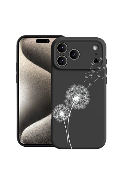 bestcase Θήκη για Apple iPhone 17 Pro με σχέδιο πικραλίδας, από σιλικόνη prem...
