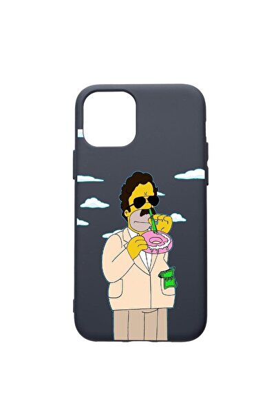 bestcase Husa Premium Silicon Compatibila Cu Apple IPhone 12, Narcos The Simp...