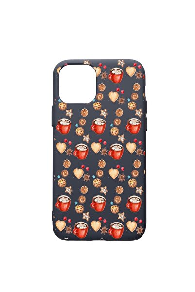 bestcase Husa Premium Silicon Compatibila Cu Apple IPhone 12 Pro, Xmas Coffee...