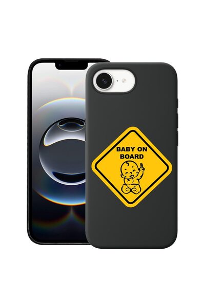 bestcase Husă pentru Apple iPhone 16e, Silicon Premium Subțire 1.2MM, Baby On...