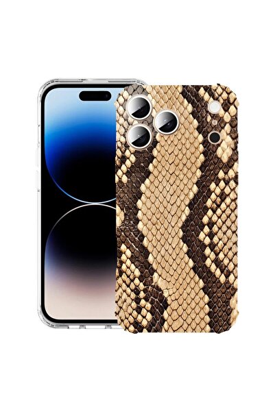 bestcase Θήκη για Apple iPhone 17 Pro Max με Σχέδιο Δέρματος Φιδιού, Αντικραδ...