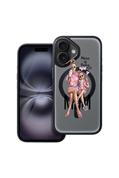 bestcase Θήκη Συμβατή με Apple iPhone 16 με Σχέδιο  "Girl Mom Mama of Drama "...