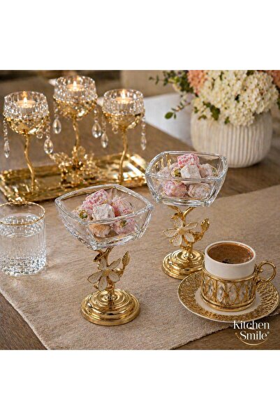 Kitchen Smile Σετ 2 τεμαχίων Καφετιέρα με σχέδιο Παπάτια και πιατάκι για λουκ...