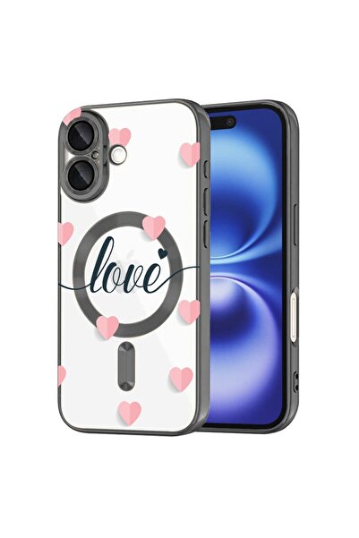 bestcase Πολυτελής Θήκη MagSafe, Συμβατή με Apple iPhone 16, Ρομαντικό Σχέδιο...