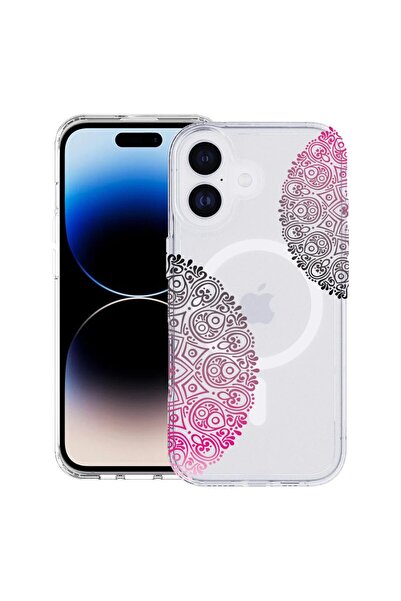bestcase Husa pentru Apple iPhone 17 cu Design Lace, Mag Anti Shock TPU, Tehn...